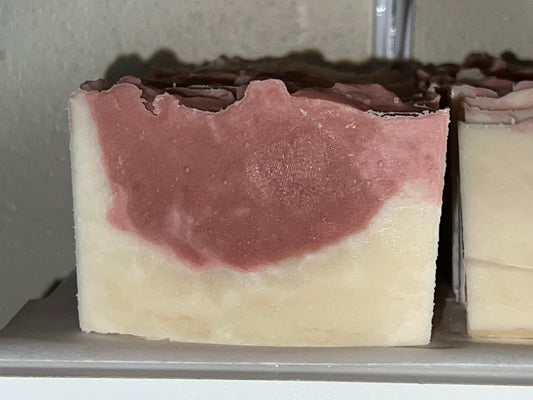 New!!!! Rose Geranium Swirl Soap
