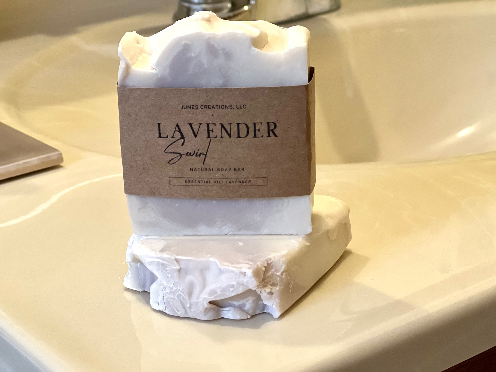 Lavender Swirl Soap