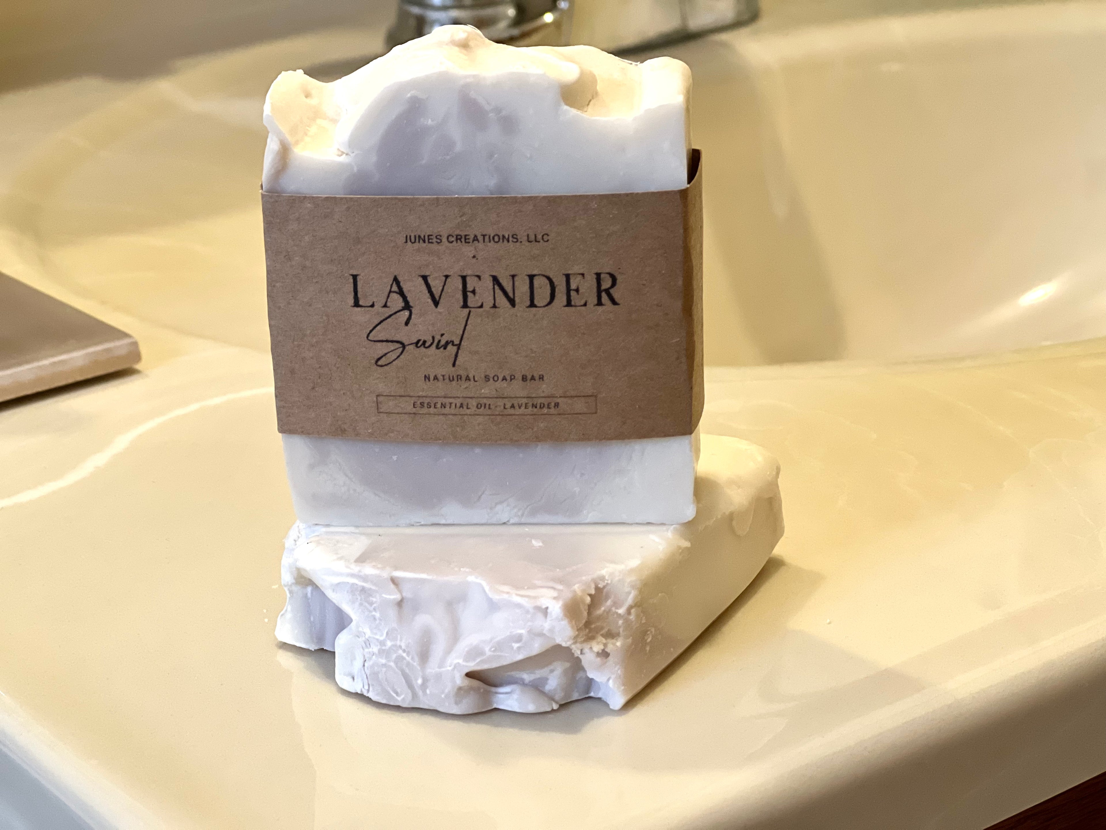 Lavender Swirl Soap